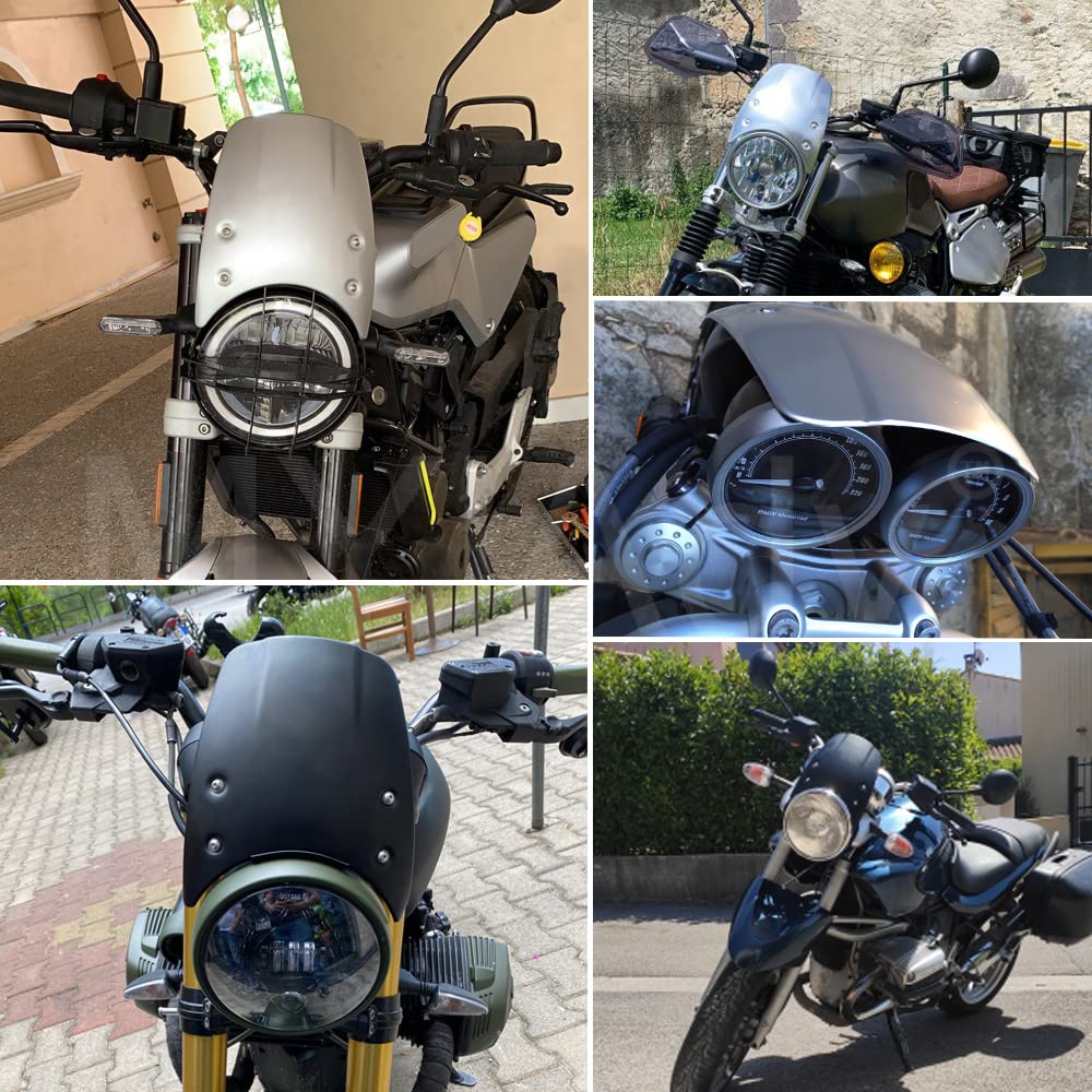 新品BMW Rninet用ウインドスクリーン Bmw R 9 T Amazon | オートバイ R9T 風防 フロントガラス 気流風